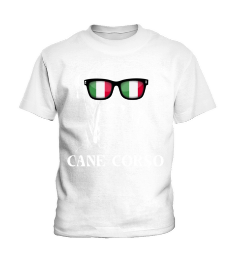 Vintage Cane Corso Italiano Dog Italy Flag Kids T-Shirt