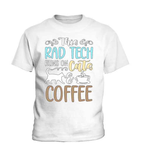 X-ray Tech This Rad Tech Runs Skeleton Technician Kids T-Shirt