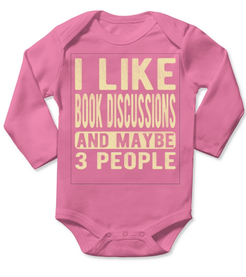 Book Discussions Saying Long Sleeve Baby One-Piece