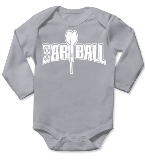 DartBall Vintage Distressed Long Sleeve Baby One-Piece