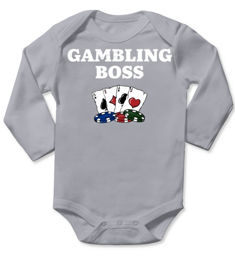 Gambling Boss Casino Poker Gaming Place Poker Long Sleeve Baby One-Piece
