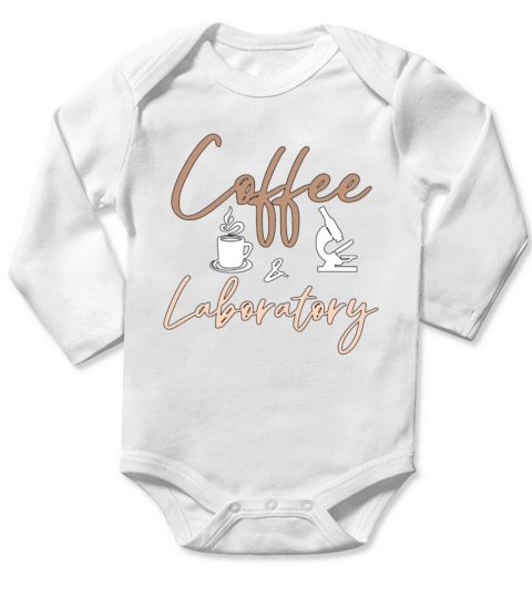 Lab Technician Coffee And Laboratory Lab Scientist Long Sleeve Baby One-Piece
