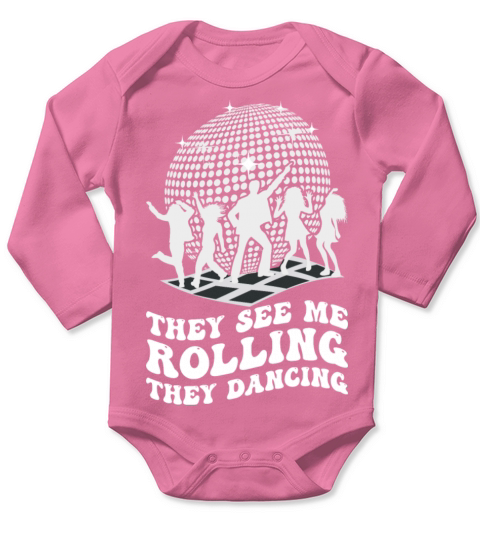 Retro Groovy Disco Ball Party Vintage Club Lifes Long Sleeve Baby One-Piece