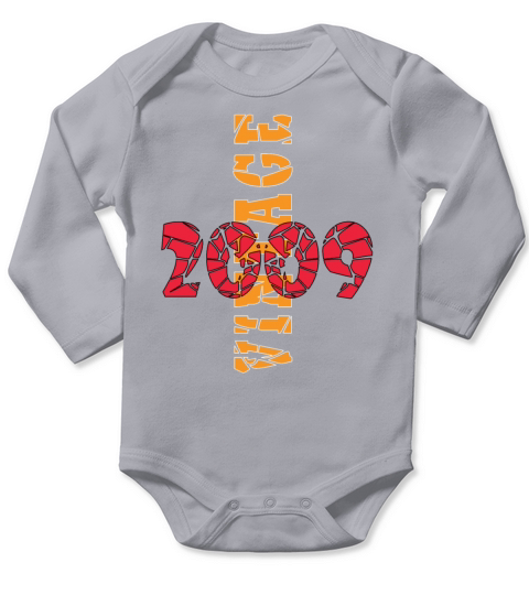 Vintage 14th Birthday 2009 Sports Gift Long Sleeve Baby One-Piece