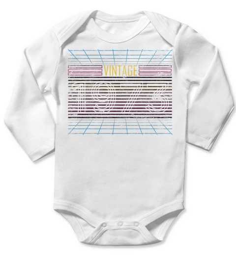 Vintage 1973 48th Birthday Gift Long Sleeve Baby One-Piece