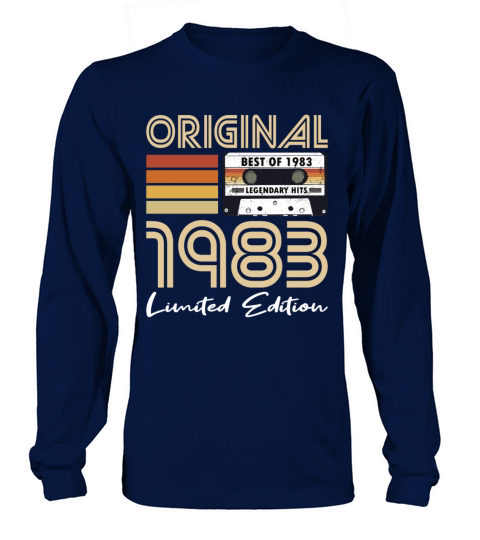 40th birthday vintage 1983 original 1983 Long sleeved Unisex