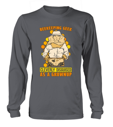 Beekeeping Geek Cleverly Bee Whisperer Beekeeper Long sleeved Unisex