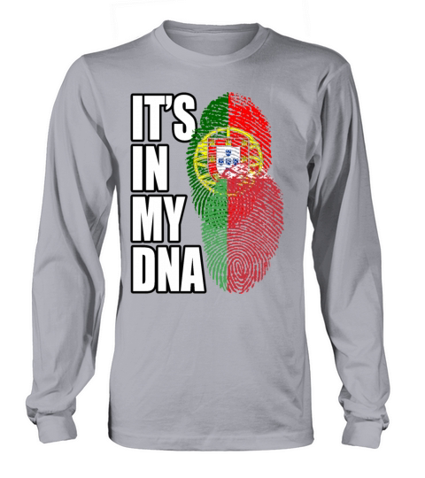 Belarusian And Portuguese Mix Heritage DNA Flag Long sleeved Unisex