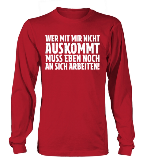 Funny German Quote Black Humour Long sleeved Unisex