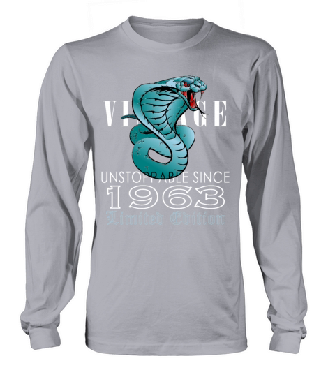 Vintage 1963 Cobra 60 Years Limited Edition Long sleeved Unisex