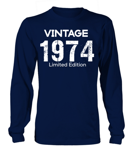 vintage 1974 limited edition Long sleeved Unisex