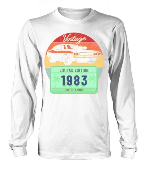 Vintage 1983 Long sleeved Unisex