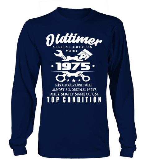 Vintage Special Edition Model 1975 Birthday Long sleeved Unisex