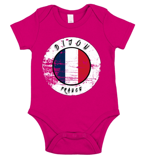 Dijon France Vintage Short Sleeve Baby One-Piece