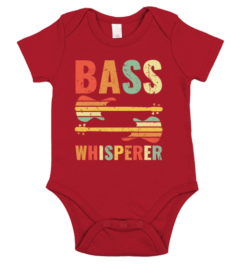 For best Bass Player BASSIST QUOTE Bass Whisperer Short Sleeve Baby One-Piece