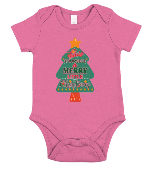 Have Yourself A Merry Little Christmas Short Sleeve Baby One-Piece