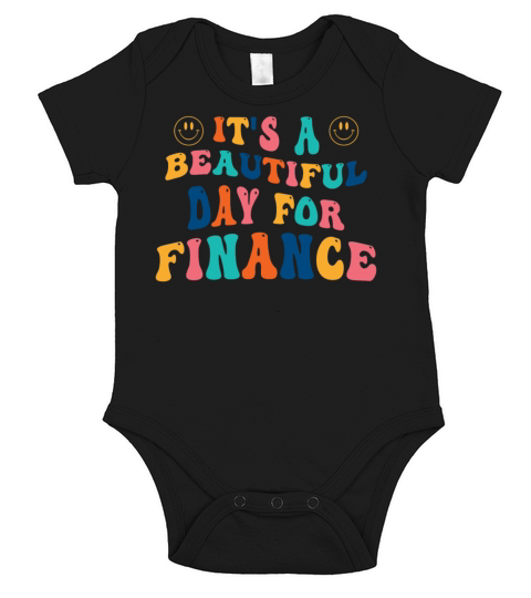 Its a beautiful Day for Finance Short Sleeve Baby One-Piece