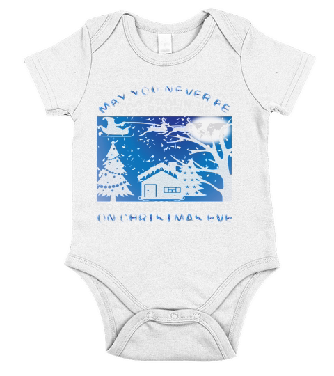 May you never be too grown up to search the skies on christmas eve Short Sleeve Baby One-Piece