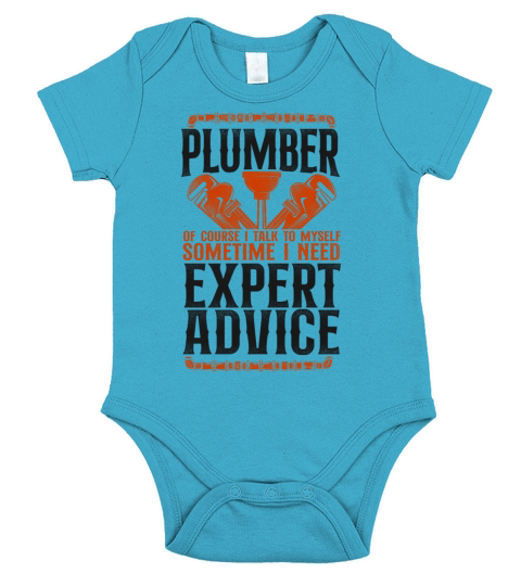 Plumbing Plumber Vintage Plumber Short Sleeve Baby One-Piece