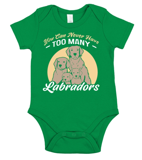 You can never have too many Labradors Short Sleeve Baby One-Piece