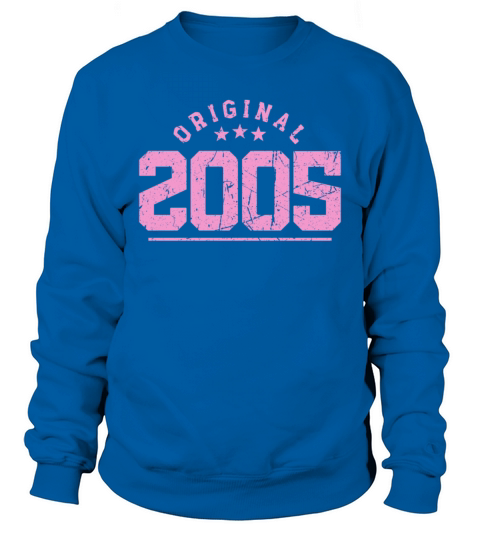 18 Years Vintage 2005 Retro 18th Birthday Sweatshirt Unisex