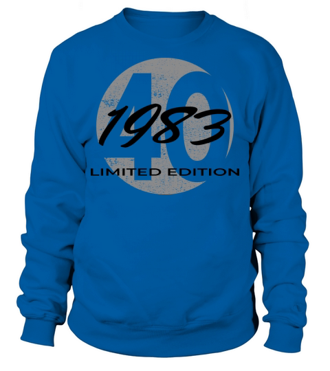 40th birthday men women 40 years 1983 vintage Sweatshirt Unisex