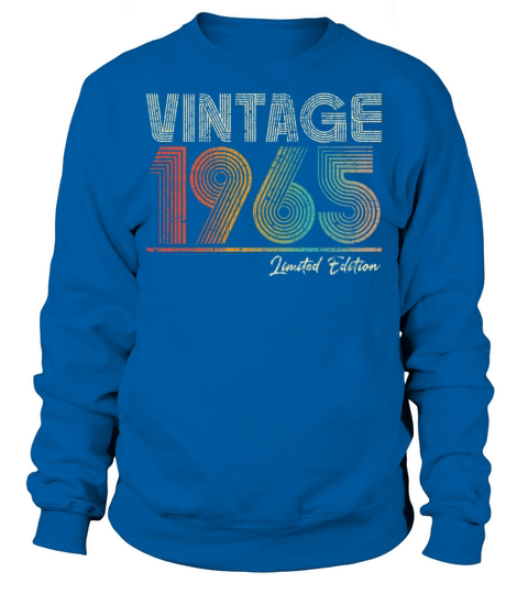 58 Years Old Vintage 1965 58th Birthday Gifts Sweatshirt Unisex