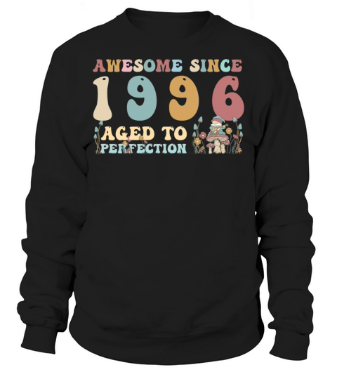 Awesome since 1996 - 27th Birthday - 2023 Groovy Sweatshirt Unisex