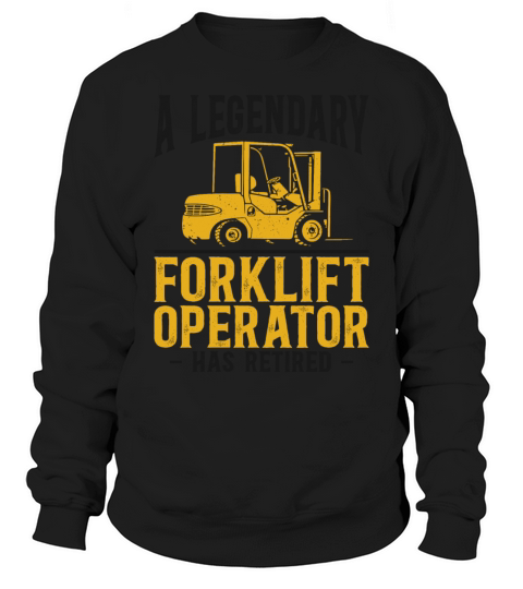 Certified Forklift Truck Operator Sweatshirt Unisex