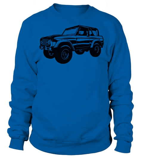 ford bronco drawing vintage symbol Sweatshirt Unisex