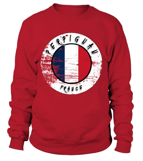 Perpignan France Vintage Sweatshirt Unisex