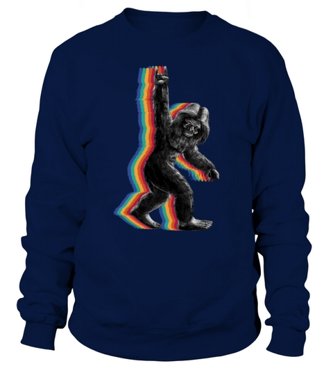 Retro Bigfoot vintage Fun and Nostalgic Sasquatch Sweatshirt Unisex