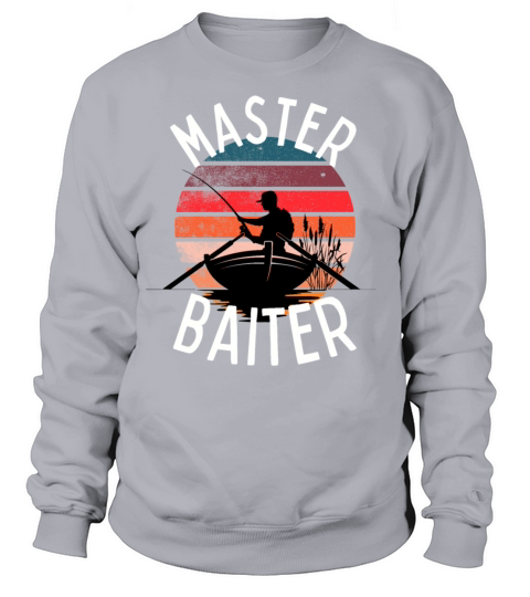 Retro Vintage MasterBaiter Fishing Sweatshirt Unisex