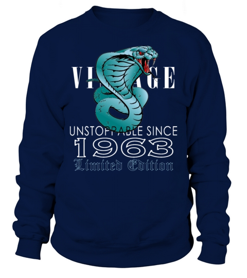 Vintage 1963 Cobra 60 Years Limited Edition Sweatshirt Unisex