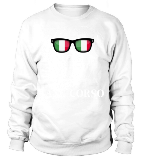 Vintage Cane Corso Italiano Dog Italy Flag Sweatshirt Unisex