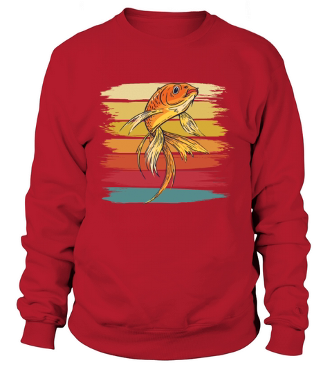 Vintage Goldfish Carp Japan Aquarium Gold Fish Sweatshirt Unisex