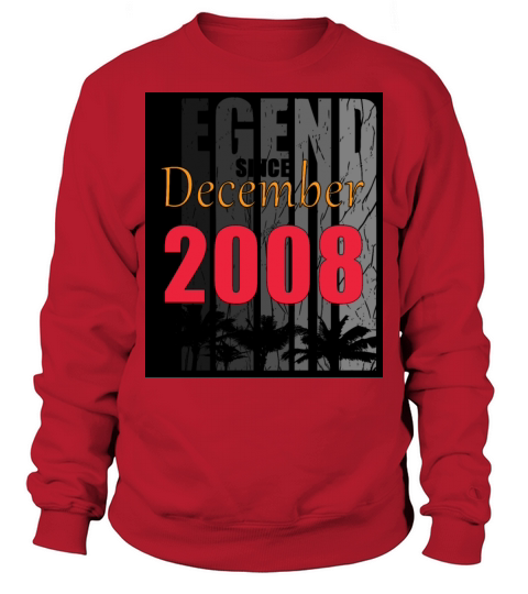 Year of construction 2008 December born gift idea Sweatshirt Unisex