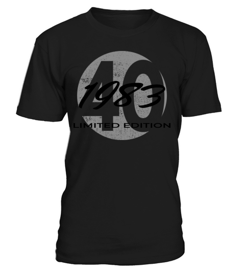 40th birthday men women 40 years 1983 vintage T-Shirt Unisex