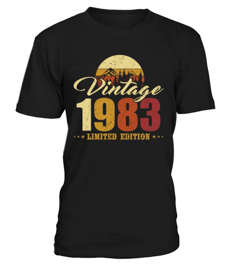 40th birthday vintage 1983 limited edition T-Shirt Unisex