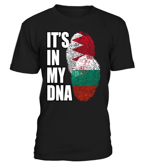 Bulgarian And Bahraini Mix Heritage DNA Flag T-Shirt Unisex