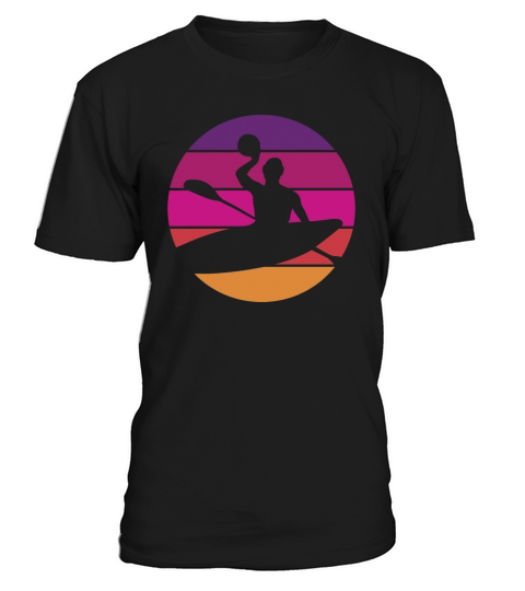 Canoe Polo - Retro - Vintage - Sunset T-Shirt Unisex