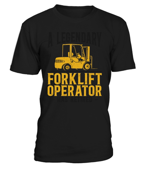 Certified Forklift Truck Operator T-Shirt Unisex