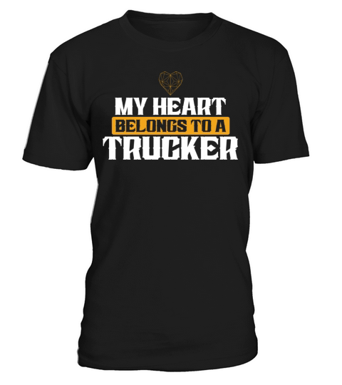heart trucker love T-Shirt Unisex