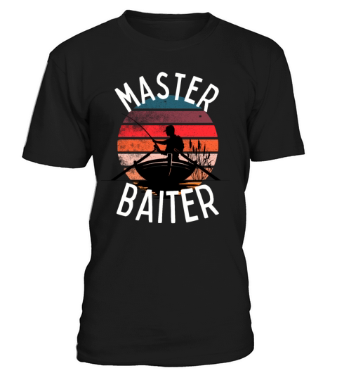 Retro Vintage MasterBaiter Fishing T-Shirt Unisex