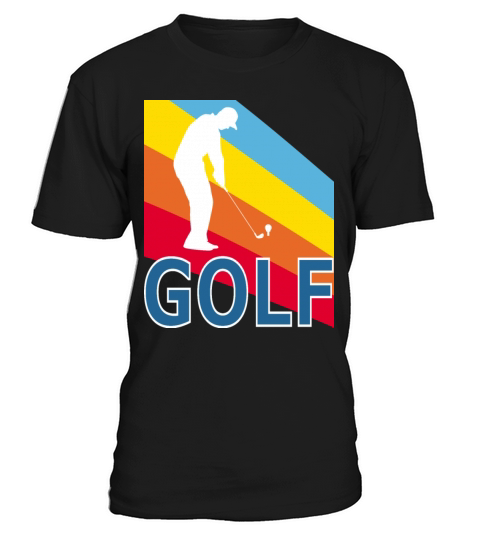 Retro Vintage Style Golf Player Sports Game T-Shirt Unisex