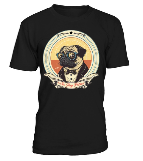 The Pug Father vintage T-Shirt Unisex