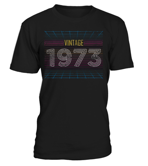 Vintage 1973 48th Birthday Gift T-Shirt Unisex