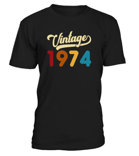 Vintage 1974 Limited Edition 47th Birthday Gift T-Shirt Unisex