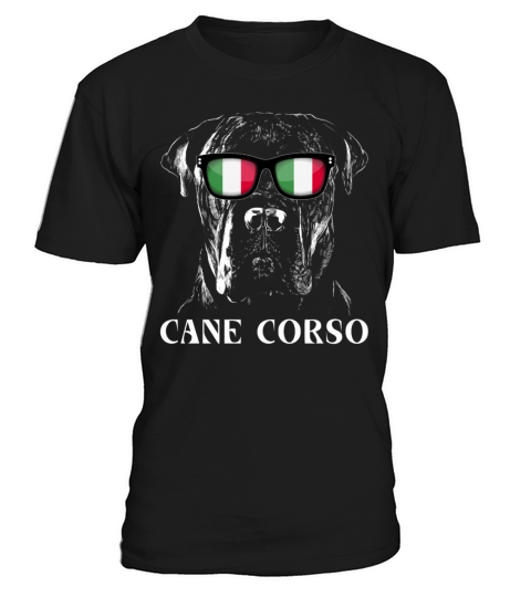Vintage Cane Corso Italiano Dog Italy Flag T-Shirt Unisex