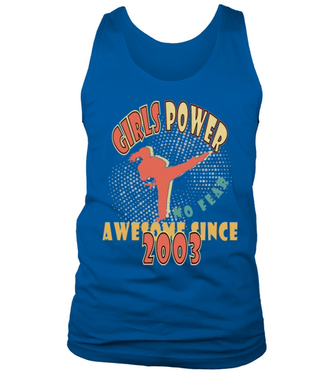 2003 vinatge Girls Power Birthday Tank Top Unisex